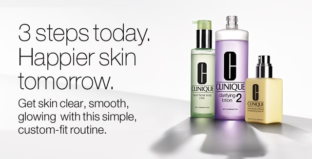 clinique 3 step routine