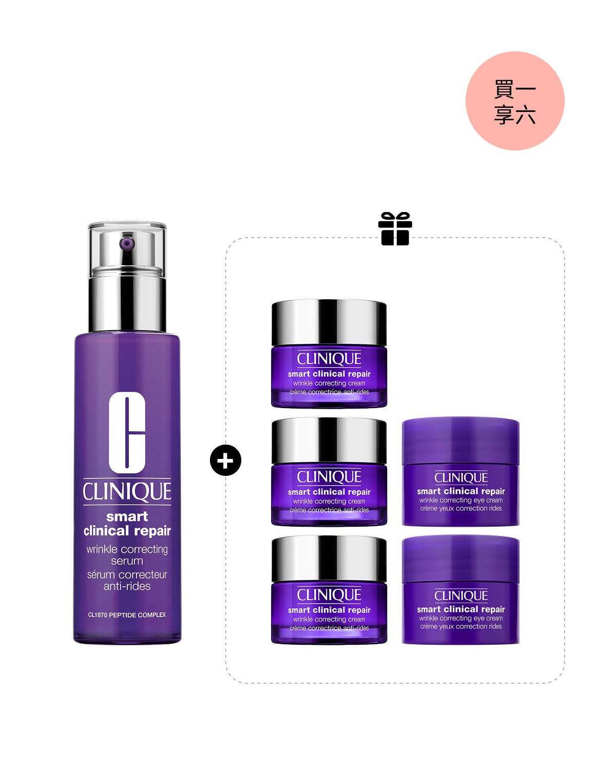 Clinique Smart Clinical Repair™ Wrinkle Correcting Serum 50ml Set
