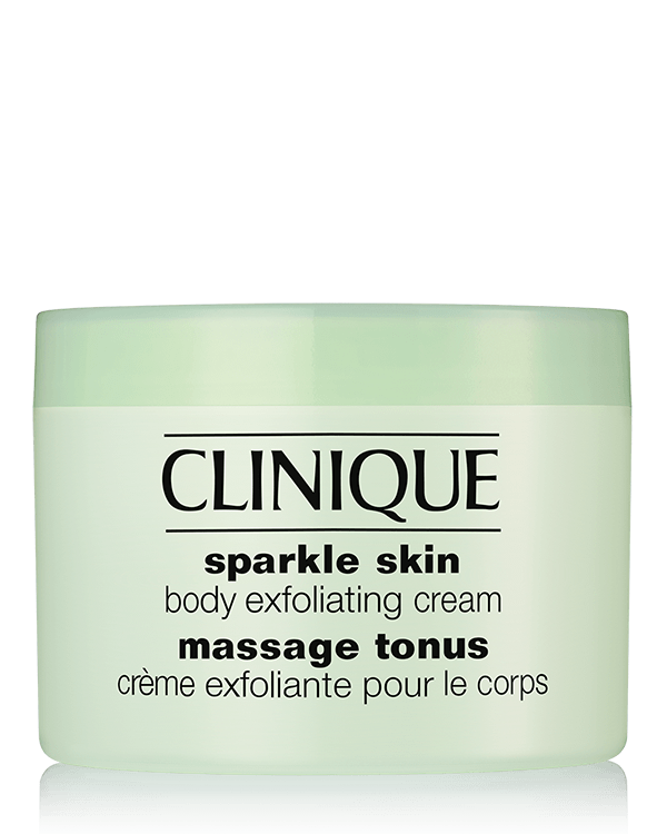 Sparkle Skin Body Exfoliating Cream, 對皮膚較粗糙、乾燥和暗沉部位 - 肘部、膝蓋和腳跟進行奢華護理。