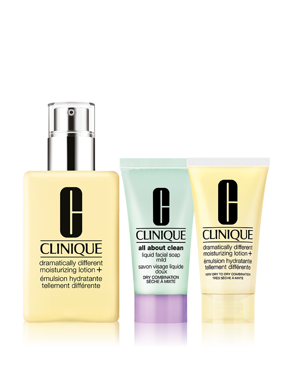 Dramatically Different™ Moisturizing Cleansing Set, &lt;span style=&quot;color: red&quot;&gt;限時82折 &lt;/span&gt; - 立即選購！