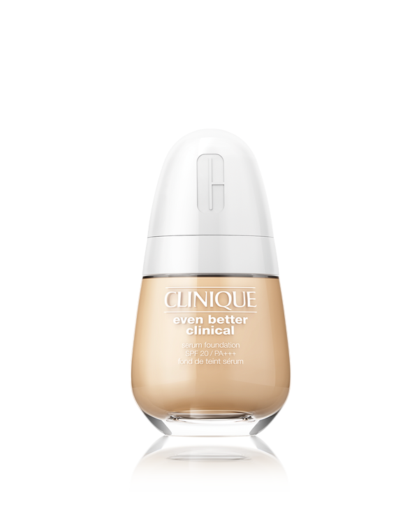 Even Better™ Clinical Serum Foundation SPF 20/ PA+++, Built with 3 serum technologies, this oil-free formula delivers beautifully even coverage and leaves bare skin looking even better.