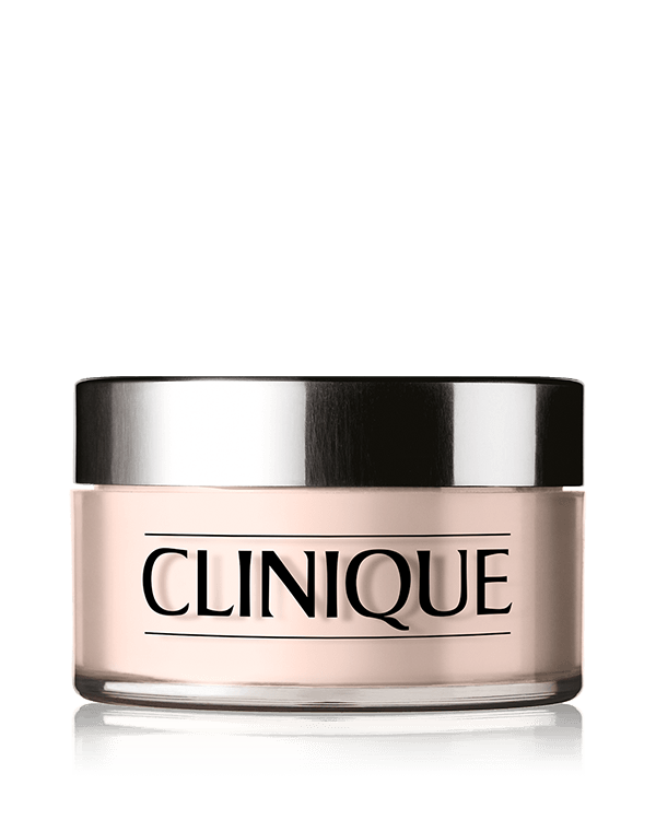 Blended Face Powder and Brush, Clinique&#039;s signature, superfine loose powder creates a finish so smooth, flaws (and pores) seem to disappear.