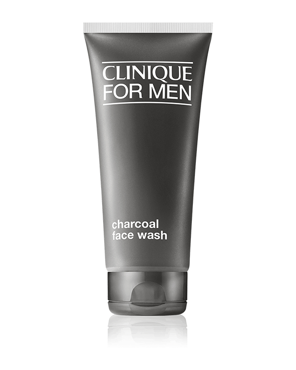 Clinique For Men Charcoal Face Wash, 有效清潔堵塞毛孔、幫助排毒，讓皮膚感覺清新、潔淨，看來清爽啞緻。